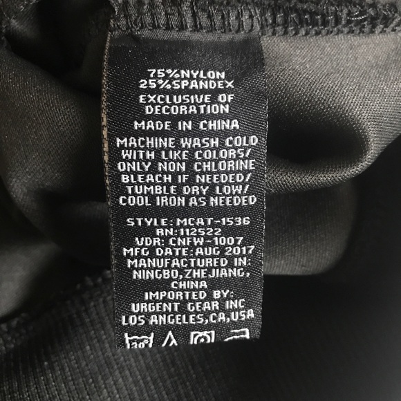 Civil Society Zip Up Bomber Track Jacket Men’s XL Black Gray Contemporary - Picture 13 of 13